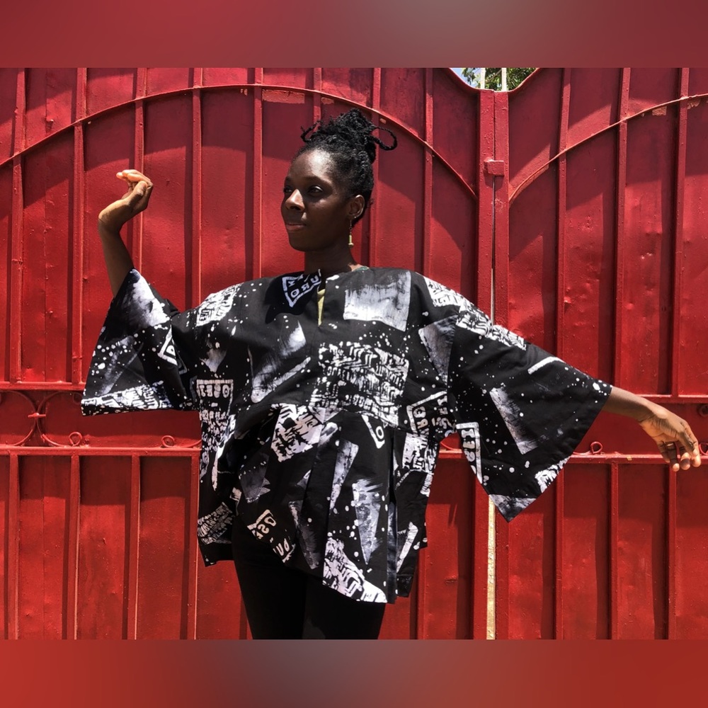 Dyed Volumes high fashion blouse